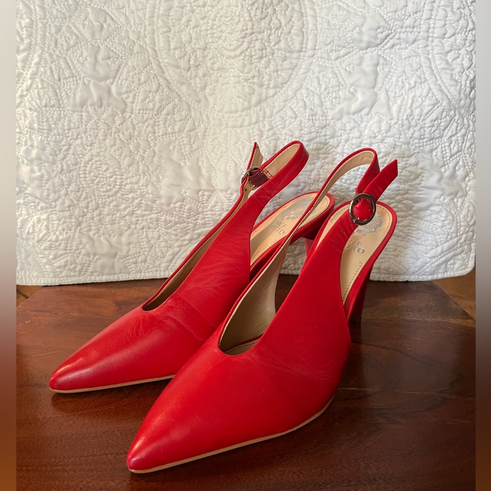 Vince Camuto Red Jayan Heels